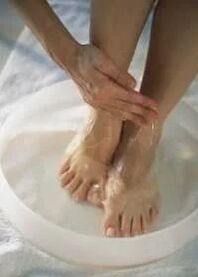 Baño de pés